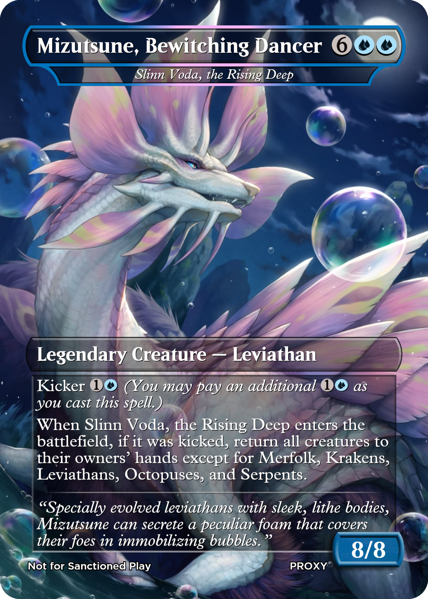 Mizutsune, Bewitching Dancer (Slinn Voda, the Rising Deep) - MTG PROXY Video Games/Monster Hunter