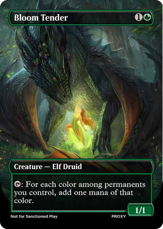 Bloom Tender Creature  - MTG PROXY Dragon