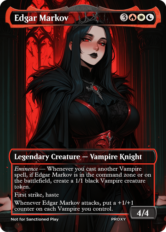 NEW!! Edgar Markov Creature - MTG PROXY Anime Waifu - Mature Content