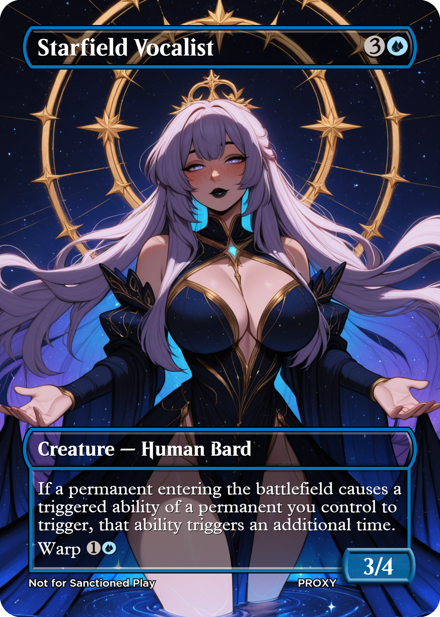 NEW!! Starfield Vocalist Creature - MTG PROXY Anime Waifu - Mature Content